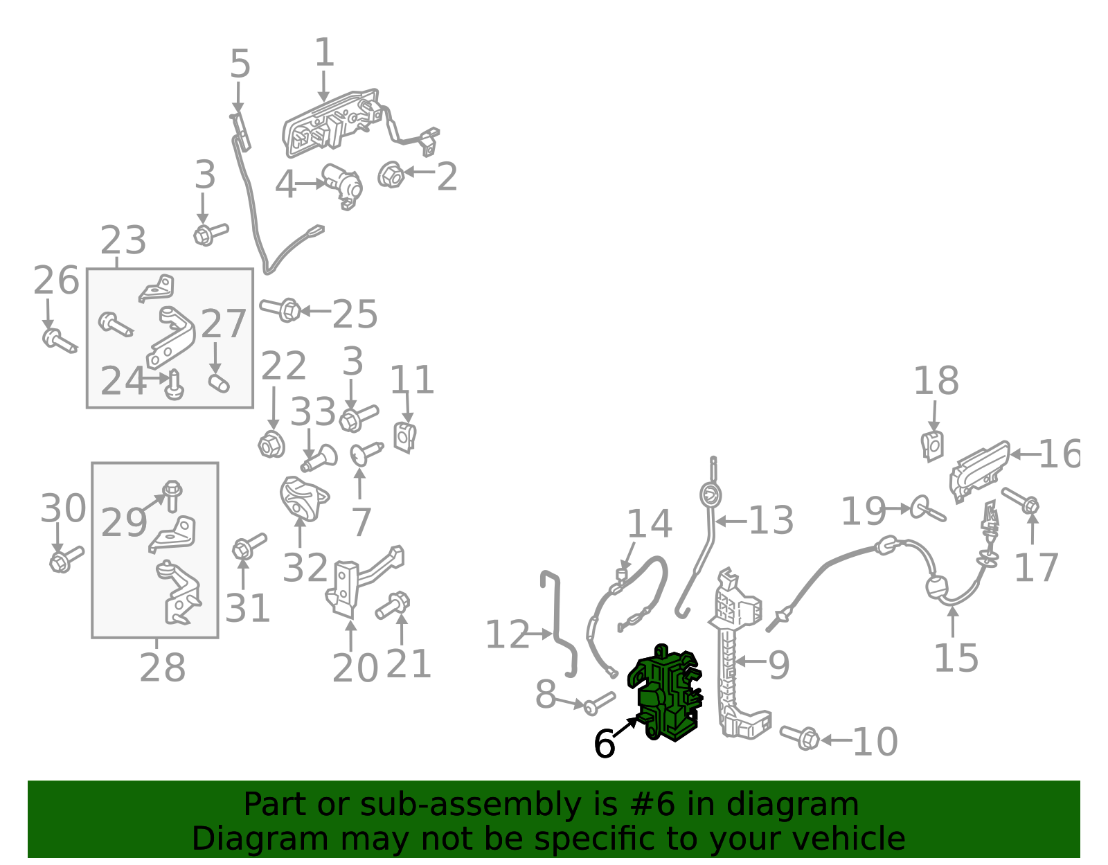 2015-2022 Ford Door Lock Actuator Motor jl3z1521813d | TascaParts.com