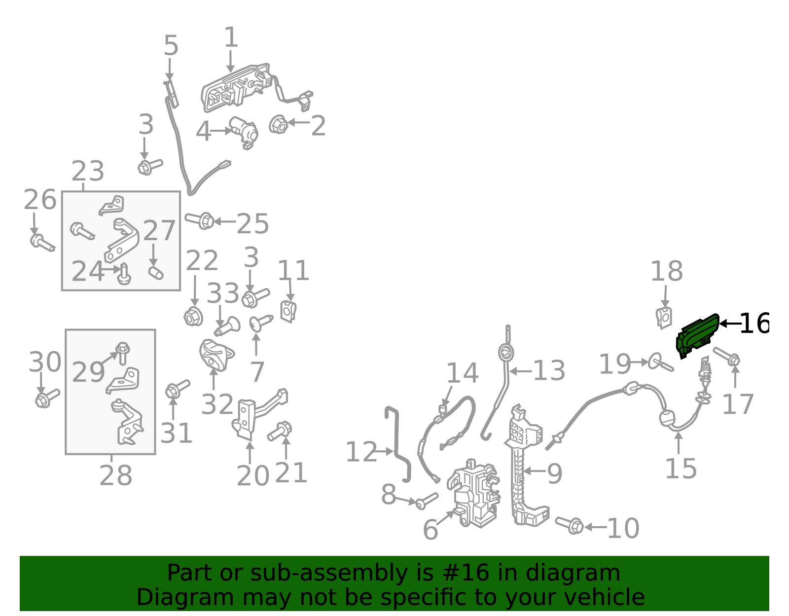 Handle, Inside HL3Z-1522600-AA | OEM Parts Online