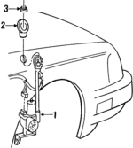 E9SZ18850A - Electrical: Antenna Assembly for Ford: Thunderbird | Mercury: Cougar Image
