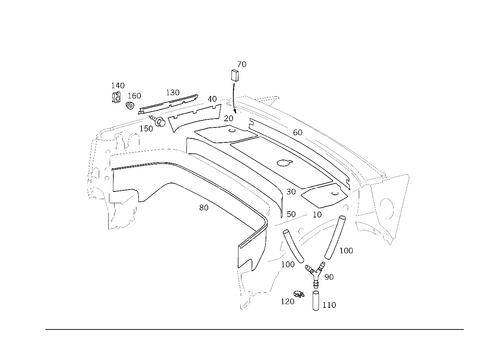 Folding Top Case for 1997 Mercedes-Benz SL320 #0