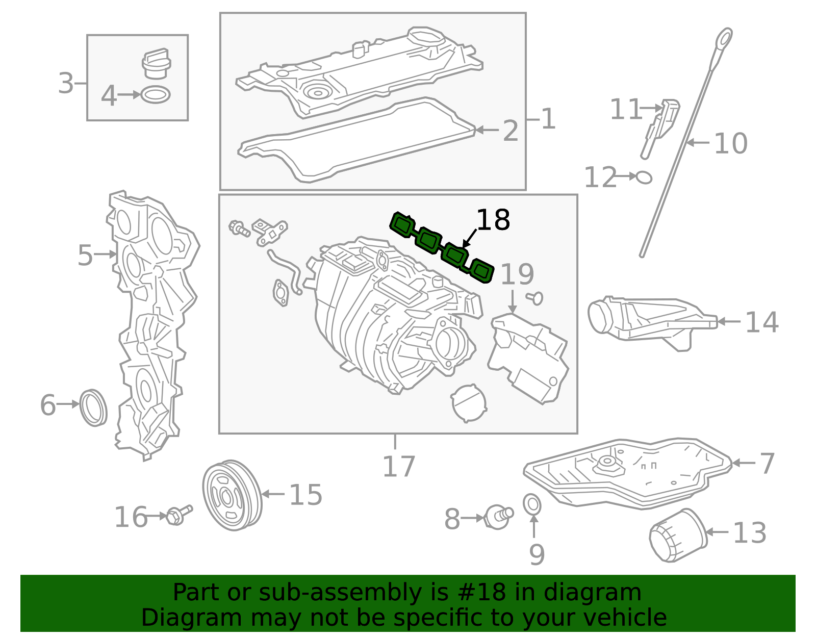 17120-F0060 - Intake Manifold 2018-2025 Toyota | Toyota San Diego Parts