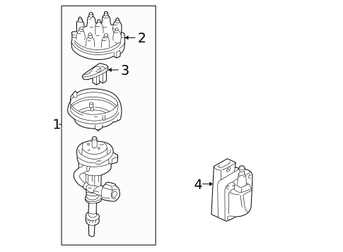 Ignition Coil for 1993 Ford E-350 Econoline #0