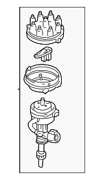 E7TZ12127D - : Distributor for Ford Image