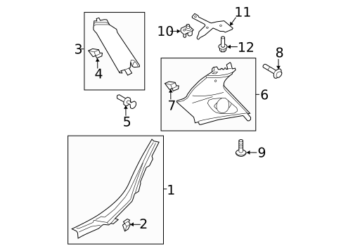 Interior Trim - Quarter Panels for 2013 Audi allroad #0