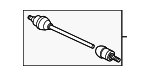 LR061592 - : Axle Assembly for Land-Rover Image