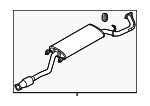 286004Z600 - : Catalytic Converter for Hyundai Image