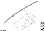 51137954453 - : Roof Molding Left for BMW Image