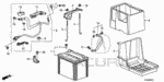 32601SK7900 - Electrical/Exhaust/Heater/Fuel: BOLT, BATTERY TERMINAL for Acura Image