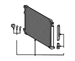 884A008010 - HVAC: Condenser for Toyota Image