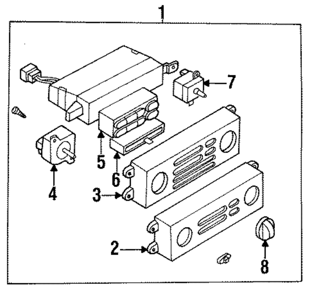 276600B000 - : Blower Motor Switch for Nissan Image