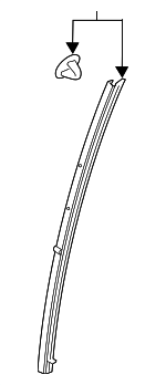 72770THRA01 - Body: Sash Channel for Honda: Odyssey Image