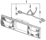 5262060 - Electrical: Backup Lamp Assembly for Dodge: Monaco Image