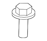 8659028000 - Body: Bumper Cover Fastener for Kia: Amanti, Borrego, Cadenza, EV6, Forte, Forte Koup, Forte5, K5, K900, Niro, Optima, Rio, Rio5, Rondo, Sedona, Sorento, Soul, Soul EV, Spectra, Spectra5, Sportage, Telluride Image