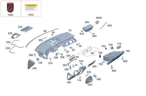 Instrument Panel for 2023 Mercedes-Benz Maybach S680 #0