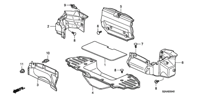 Trunk Lining for 2009 Honda S2000 #0