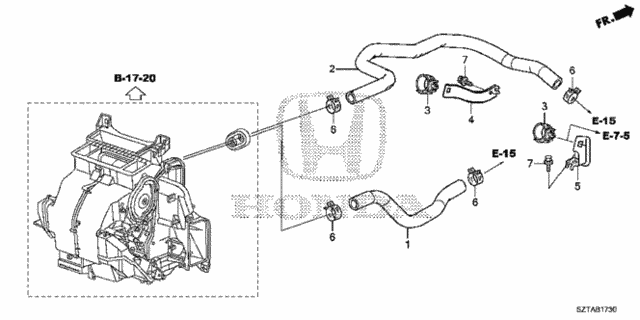 Water Hose for 2016 Honda CR-Z #0