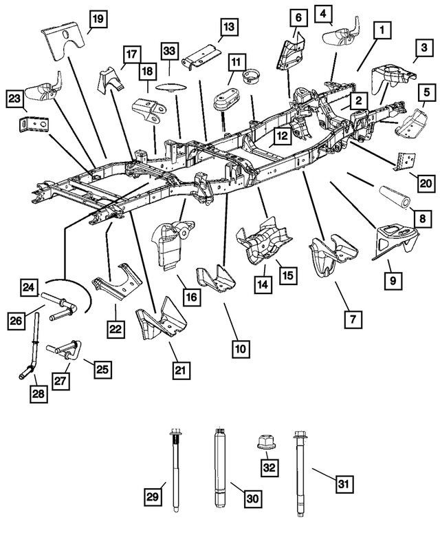 68055240AA - : Spring Bracket, Right for Mopar Image