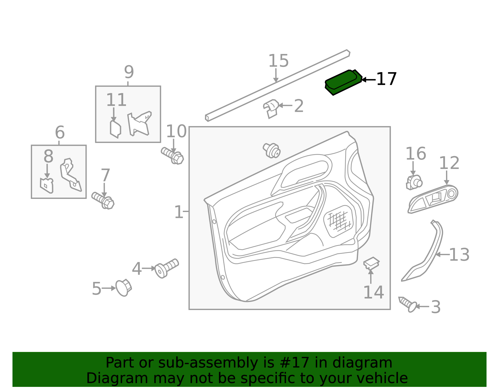 Motorcraft Original Equipment (O.E.) Switch - Window Control - Single
