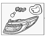 92402C2100 - : Tail Lamp Assembly for Hyundai: Sonata Image