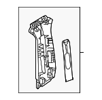 GHP968210A75 - Body: Upper Center Pillar Trim for Mazda: 6 Image