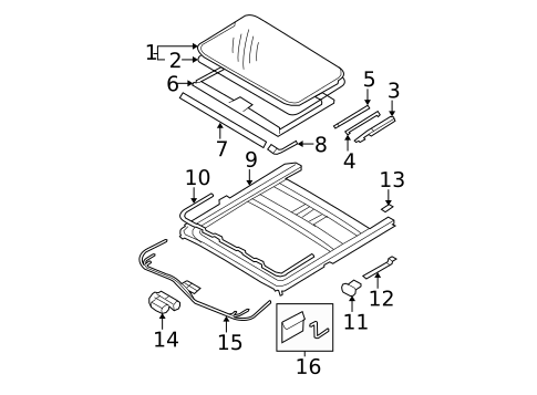Sunroof for 2009 Hyundai Santa Fe #0