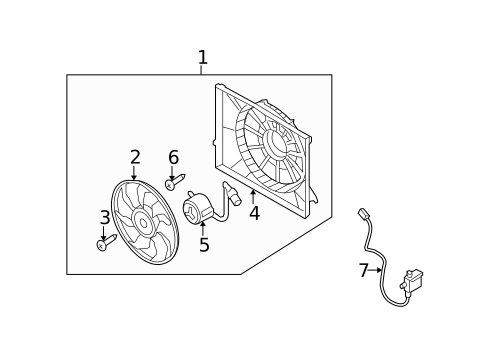 Cooling Fan for 2009 Hyundai Azera #0