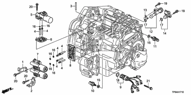 AT Solenoid (L4) for 2012 Honda Crosstour #0