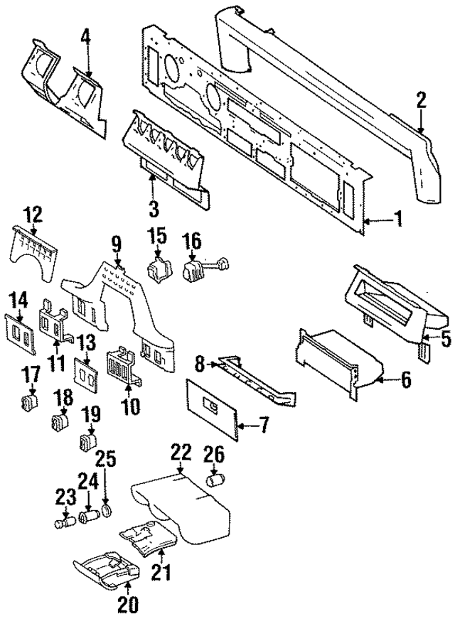 56002651 - Wiper &amp; Washer: Wiper Switch for Mopar Image