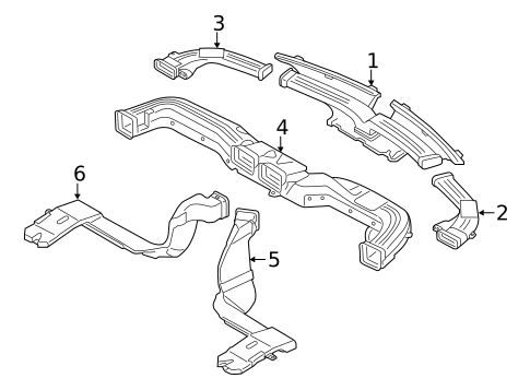 Ducts for 2016 Kia Soul EV #0