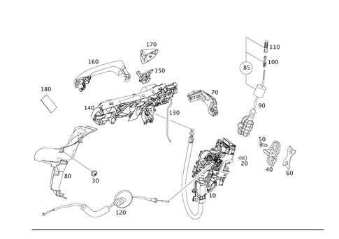 Locking System for 2021 Mercedes-Benz AMG GT Black Series #0