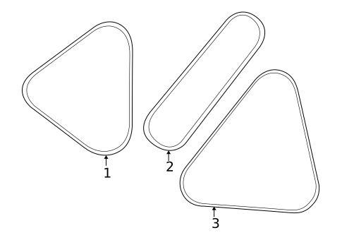 Belts & Pulleys for 2001 Kia Spectra #0