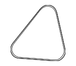 1K2A315909 - : Drive Belt for Kia: Sephia, Spectra Image