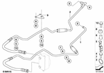 17227571039 - : Transmission Oil Cooler Line, Return for BMW: 550i, 650i Image