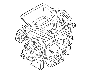 64117944537 - HVAC: Evaporator Case for BMW: X5, X6, X7, XM Image