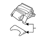 64119460552 - HVAC: Air Inlet for BMW: X5, X6, X7, XM Image