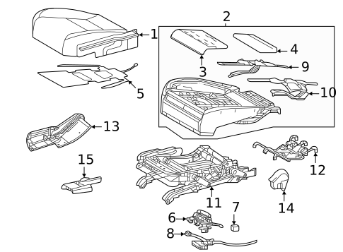 Second Row Seats for 2023 Lexus LX600 #0