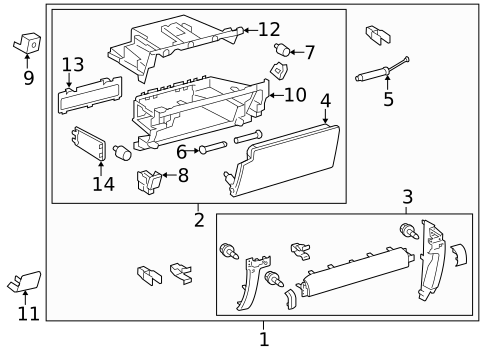 Glove Box for 2024 Toyota 4Runner #0
