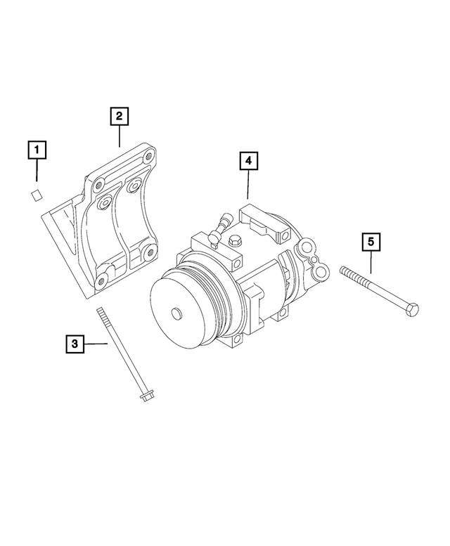 68109486AA - Air Conditioners and Heaters: Dowel for Mopar Image