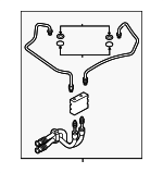 GD9Z7R081A - Cooling System: Tube Assembly for Lincoln: Continental Image