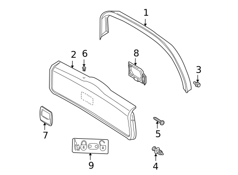 Interior Trim for 2004 Volvo XC70 #0