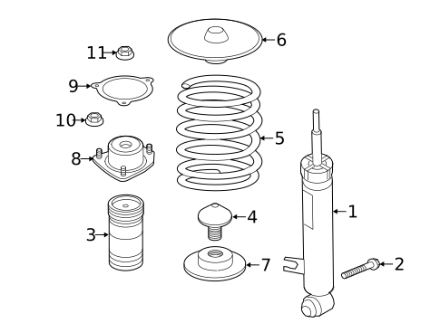 Struts & Components for 2017 BMW X5 #0