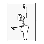 86300AF010 - Electrical: Antenna Assembly for Toyota Image
