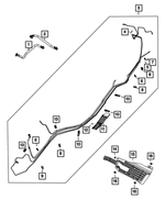 68309787AA - Fuel: 3 Way Clip for Mopar Image
