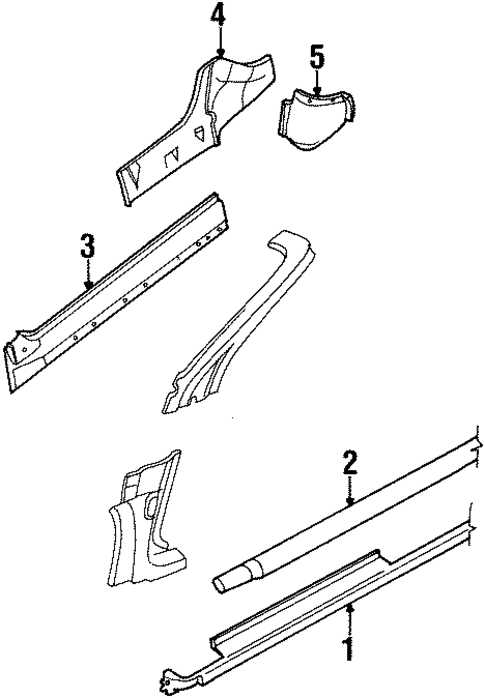 Rocker Panel for 2000 Chrysler Sebring #0