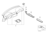51418259980 - Retrofitting / Conversion / Accessories: Armrest, Matt Chrome, Front, Right for BMW Image