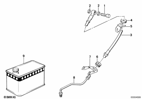 Brake Lines for 1987 BMW-Motorrad R 65 #0