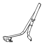 72117374387 - : Seat Belt Assembly for BMW: 640i, 640i Gran Coupe, 640i xDrive, 640i xDrive Gran Coupe, 650i, 650i Gran Coupe, 650i xDrive, 650i xDrive Gran Coupe, M6, M6 Gran Coupe Image