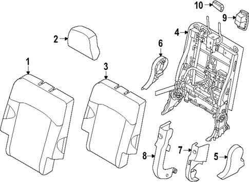 Third Row Seats for 2025 Kia EV9 #1
