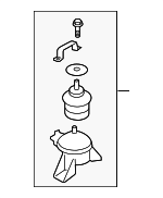 218103K850 - Engine: Side Mount for Hyundai Image