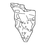 6173650070 - Body: Rear Panel for Lexus: LS500, LS500h Image